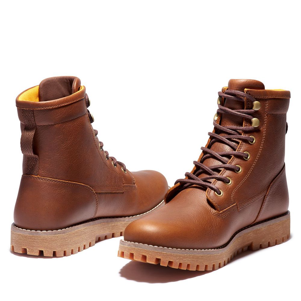 Timberland Μποτες Χιονιού Ανδρικα Καφε - Jackson\'s Landing Waterproof - Greece 9517438-XC